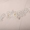 1 Yard 1 Inch Champagne Beaded Bridal Veil Lace Trim for Wedding Gowns and Veils